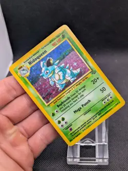 Nidoqueen 7/64 Holo Jungle Set Pokemon Card WOTC Played - Image 2