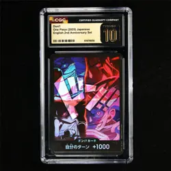 CGC 10 PRISTINE 2025 One Piece JPN Don!! Card -English 2nd Anniversary Set - Image 2