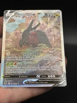 Pokemon Regidrago v TCG Sword & Shield Silver Tempest Card 184/195 NM FD3 - Image 2