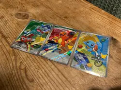 Pokemon TCG First Partner Illustration Collection Series 1 Kanto GEN 1 3x Cards - Image 1