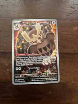Pokemon TCG Noctowl #141 Promo Card Stellar Crown ETB, Near Mint/Mint (NM/MT) - Image 1