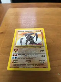 Shining Kabutops 108/105 Neo Destiny Holo Pokemon Card Well Kept And Stored - Image 2