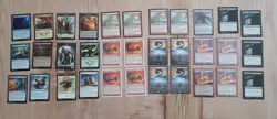 Magic the Gathering MTG Large Lot Cards Black Blue Rares Unchecked Estate Sale - Image 1