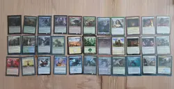 Magic the Gathering MTG Large Lot Cards Black Blue Rares Unchecked Estate Sale - Image 2