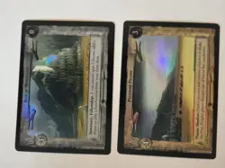 The Lord Of The Rings Lotr Decipher TCG 10u117 Amd 10u118 Foil Cards - Image 1