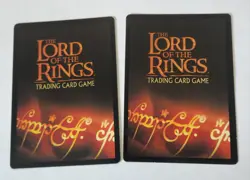 The Lord Of The Rings Lotr Decipher TCG 10u117 Amd 10u118 Foil Cards - Image 5
