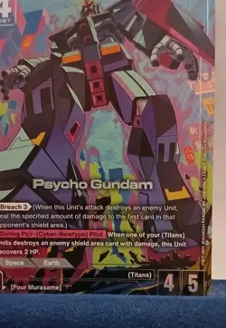 Gundam- Psyco Gundam LR + Card - Image 5