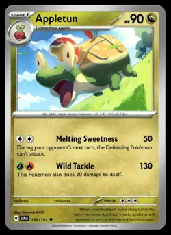 Appletun 140/191 Pokemon Card Surging Sparks Uncommon 90 HP Near Mint FJ - Image 1