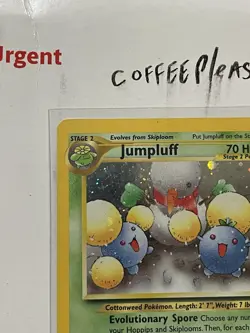 Jumpluff 9/64 Holo Rare Neo Revelation Pokemon Card - Image 2