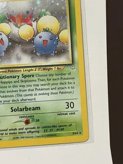 Jumpluff 9/64 Holo Rare Neo Revelation Pokemon Card - Image 4