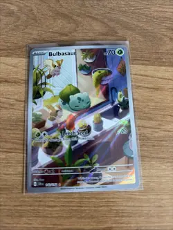 Bulbasaur Stellar Crown Holo Illustration Rare Card 143/142 RAW/UNGRADED - Image 1