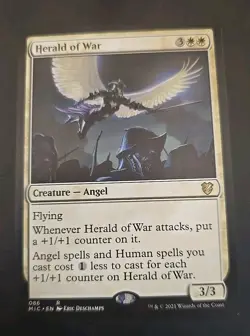 Herald of War Commander: Innistrad: Midnight Hunt MTG Regular Near Mint - Image 1