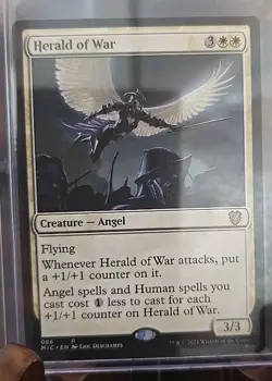 Herald of War Commander: Innistrad: Midnight Hunt MTG Regular Near Mint - Image 3