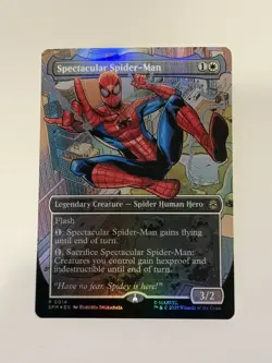 Spectacular Spider-Man (Borderless) Marvel's Spider-Man Foil - Image 1