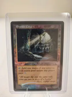 Vintage MTG Magic the Gathering Rhystic Cave (foil) Prophecy (#142) NM - Image 1