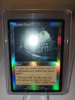 Vintage MTG Magic the Gathering Rhystic Cave (foil) Prophecy (#142) NM - Image 2