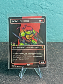 Raphael, the Muscle (0091) 8Bit Showcase Surge Foil Magic The Gathering TMNT - Image 1