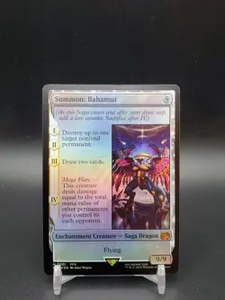 Summon: Bahamut FOIL Final Fantasy NM MTG - Image 1
