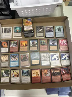 Huge magic the gathering mtg bulk lot vintage english japanese italian lp dmg - Image 1