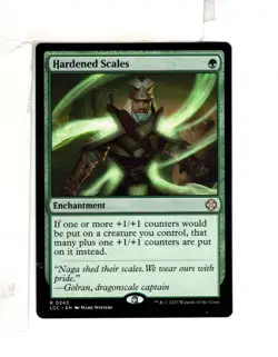 MTG SkeenAB Hardened Scales from LCC. NM. - Image 1