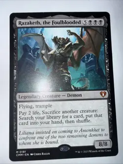 Razaketh, the Foulblooded Commander Masters Regular - Image 1