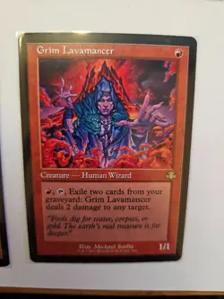 MTG - Grim Lavamancer Retro Frame - Dominaria Remastered 324 - Image 1