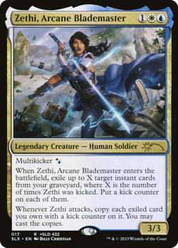 Zethi, Arcane Blademaster #17 (MP) SLX SLX Magic MTG - Image 1