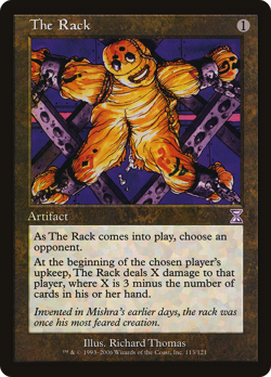 The Rack #113 (HP) Timeshifted TSB Magic MTG - Image 1