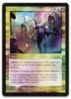 Urza, Chief Artificer (Retro Frame) #2 (Foil) (LP) Brothers' War BRC Magic MTG - Image 1