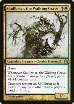 Skullbriar, the Walking Grave #227 (Damaged) Commander CMD Magic MTG - Image 1