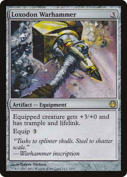 Loxodon Warhammer #31 (HP) Knights vs Dragons DDG Magic MTG - Image 1
