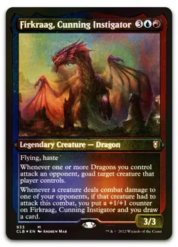 Firkraag, Cunning Instigator (Display Commander) - Thick Stock (Foil) NM Baldur' - Image 1