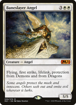 Baneslayer Angel #6 (HP) Core Set 2021 M21 Magic MTG - Image 1
