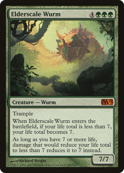 Elderscale Wurm #167 (HP) Magic 2013 M13 Magic MTG - Image 1