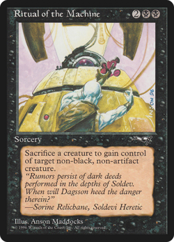 Ritual of the Machine #24 (Damaged) Alliances ALL Magic MTG - Image 1