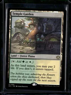 Temple Garden - 268 - ECL - NM - MTG Magic the Gathering - Image 1