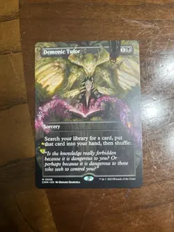 MTG Demonic Tutor (Borderless) Commander Masters Regular Non-Foil - Image 3