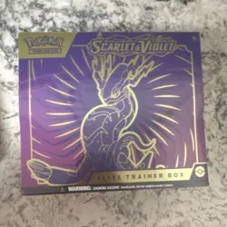 Pokemon Scarlet & Violet Elite Trainer Box Miraidon Booster Promo English - Image 1