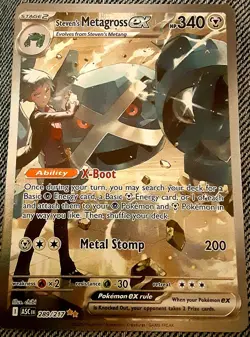 Pokemon STEVEN'S METAGROSS EX 289/217 - Ascended Heroes - SPECIAL ILLUSTRATION - Image 1