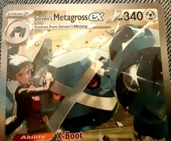 Pokemon STEVEN'S METAGROSS EX 289/217 - Ascended Heroes - SPECIAL ILLUSTRATION - Image 3