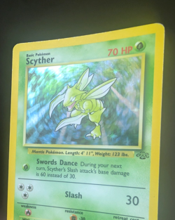 Pokemon TCG: Scyther 10/64 Jungle WoTC Holo Rare LP - Image 4