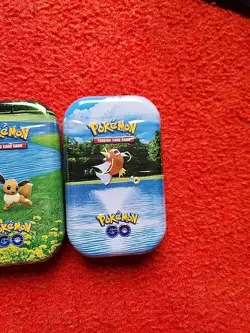 Pokemon TCG Pokemon GO Mini Tins - Full Art Set (5 tins brand new and sealed) - Image 4