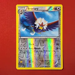 5-08-13 PWE pokemon unplayed 2012 dragons exalted 112/124 braviary reverse holo - Image 1