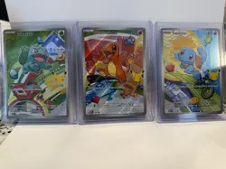 Pokemon TCG First Partner Illustration (Bulbasaur/Charmander/Squirtle) Promos NM - Image 2