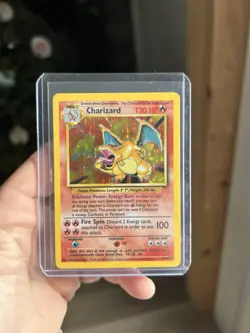 Pokemon TCG Base Set Lot-Charizard + Blastoise Holo - Image 1