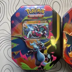 Pokemon TCG Mega Charizard X & Y ex Tin Bundle - New & Sealed ✅🚚 - Image 2