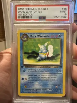 Pokemon Dark Wartortle 1st Edition 2000 Team Rocket￼ - Image 1