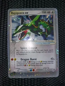2003 Pokemon EX Dragon Rayquaza EX Holo Foil Rare 97/97 - Image 1