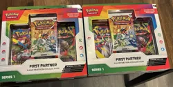 Pokemon TCG First Partner Illustration Collection Series New Sealed LOT OF 2 - Image 1