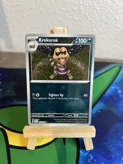 2025 Pokemon TCG Black Bolt - Krokorok [Master Ball] #58/86 - Image 1